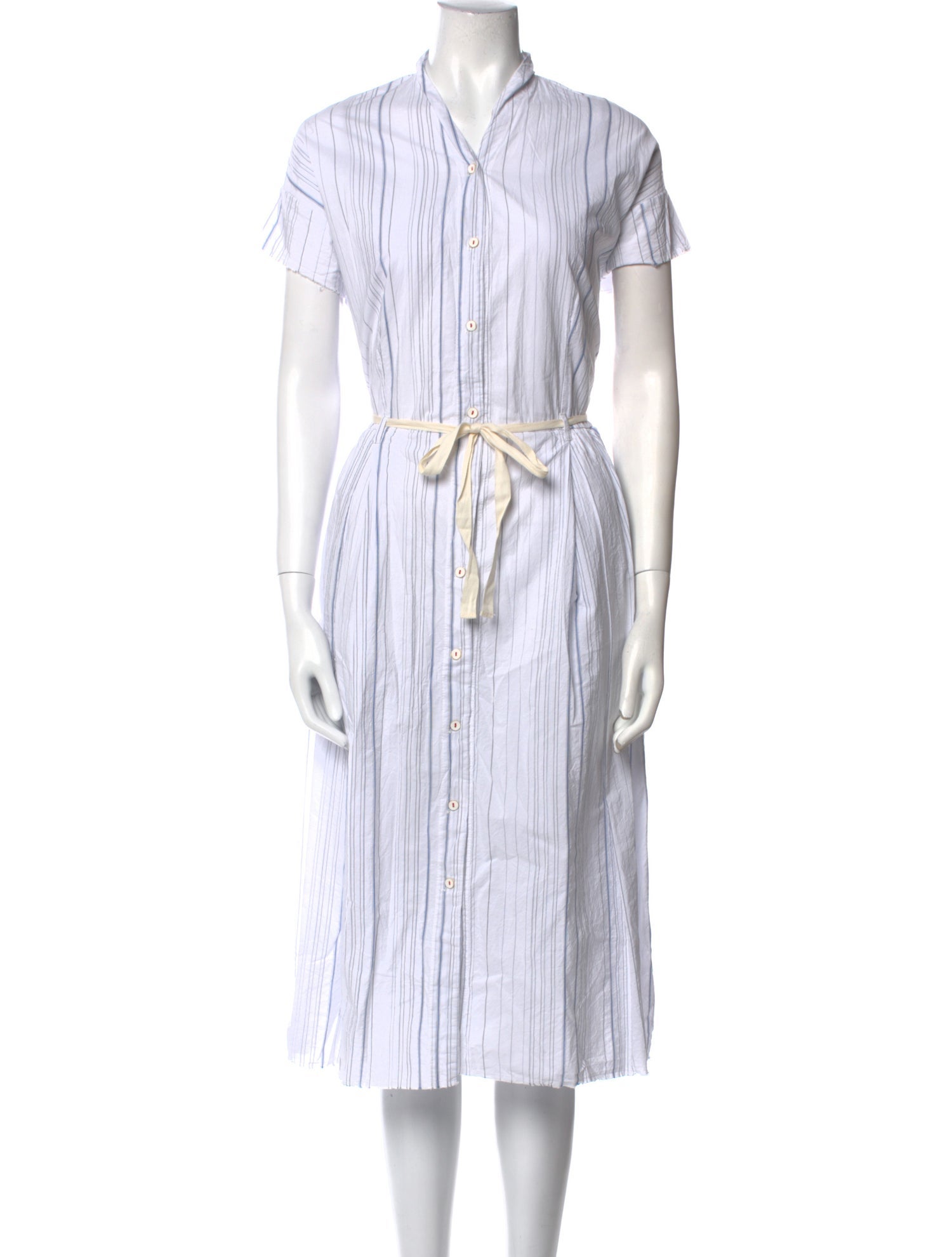 Hannoh Wessel Striped Midi Length Dress